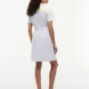 Rochie-cămașă Oxford cu dungi multiple Rochie-cămașă Oxford cu dungi multiple