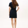 Rochie-cămașă utilitară cu mâneci scurte și curele