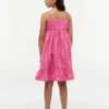 Rochie cu ochiuri brodate pentru copii