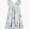 Rochie cu volane și imprimeu floral pentru copii Rochie cu volane și imprimeu floral pentru copii