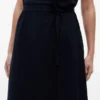 Rochie din bumbac elastic cu curele