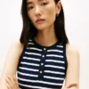 Rochie fără mâneci din materiale mixte Rochie fără mâneci din materiale mixte