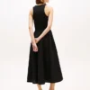 Rochie fără mâneci din materiale mixte Rochie fără mâneci din materiale mixte