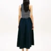 Rochie fără mâneci din materiale mixte Rochie fără mâneci din materiale mixte