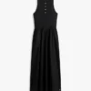 Rochie fără mâneci din materiale mixte Rochie fără mâneci din materiale mixte