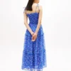 Rochie maxi din șifon în straturi Tommy Jeans