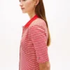 Rochie midi polo cu nasturi aurii Rochie midi polo cu nasturi aurii