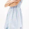 Rochie mini din blugi plisat Tommy Jeans Rochie mini din blugi plisat Tommy Jeans