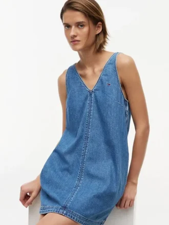 Rochie mini din blugi Tommy Jeans Rochie mini din blugi Tommy Jeans