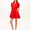 Rochie mini din in