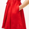 Rochie mini din in