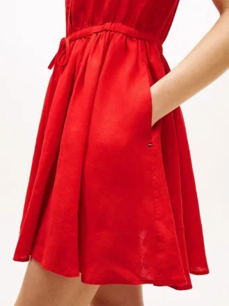 Rochie mini din in