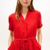 Rochie mini din in