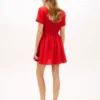 Rochie mini din in