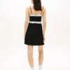 Rochie mini din ponte cu bandă cu logo Tommy Jeans Rochie mini din ponte cu bandă cu logo Tommy Jeans