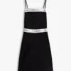 Rochie mini din ponte cu bandă cu logo Tommy Jeans Rochie mini din ponte cu bandă cu logo Tommy Jeans