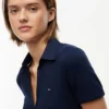 Rochie mini polo din materiale mixte Tommy Jeans Rochie mini polo din materiale mixte Tommy Jeans
