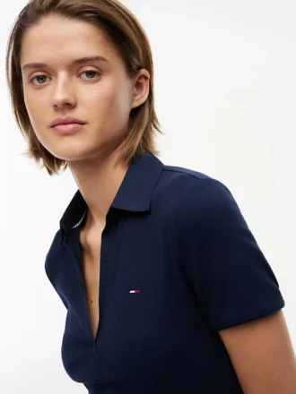Rochie mini polo din materiale mixte Tommy Jeans