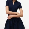 Rochie mini polo din materiale mixte Tommy Jeans Rochie mini polo din materiale mixte Tommy Jeans