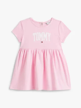 Rochie pentru bebeluși cu logo Tommy