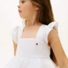 Rochie pentru copii cu volane și broderie