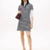 Rochie polo cu dungi, croială slim Rochie polo cu dungi, croială slim