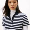 Rochie polo cu dungi, croială slim Rochie polo cu dungi, croială slim