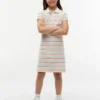 Rochie polo cu dungi multiple pentru copii Rochie polo cu dungi multiple pentru copii