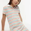 Rochie polo cu dungi multiple pentru copii Rochie polo cu dungi multiple pentru copii