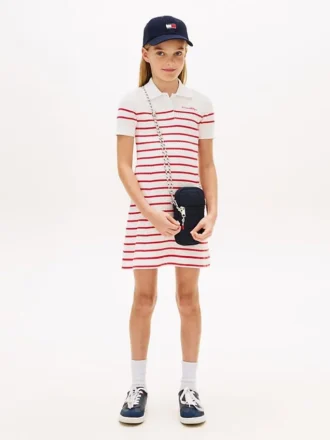 Rochie polo cu dungi pentru copii