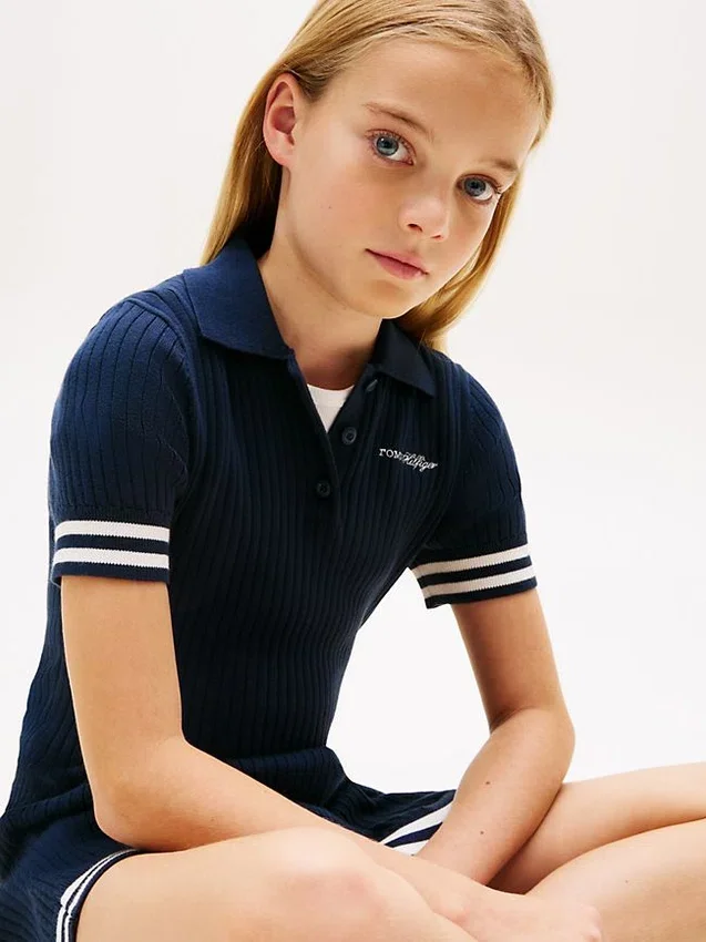 Rochie polo cu dungi pentru copii Rochie polo cu dungi pentru copii