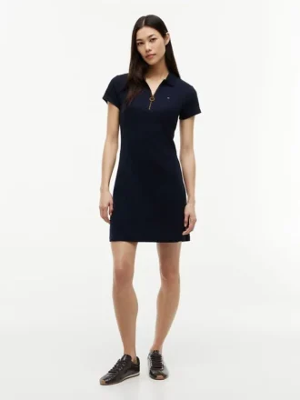 Rochie polo cu fermoar