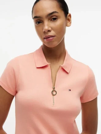 Rochie polo cu fermoar