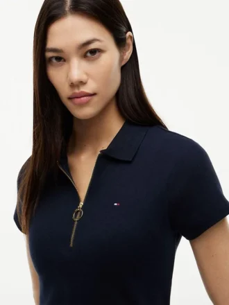Rochie polo cu fermoar