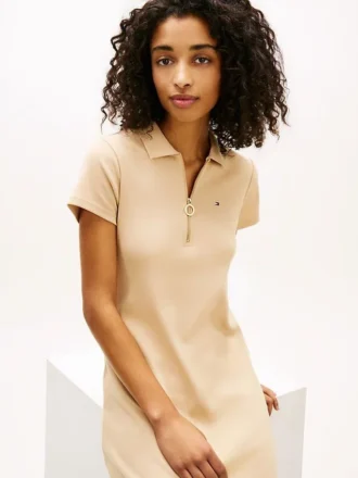 Rochie polo cu fermoar