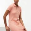 Rochie polo cu fermoar