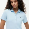 Rochie polo din bumbac elastic, croială clasică Rochie polo din bumbac elastic, croială clasică