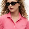 Rochie polo din bumbac elastic, croială clasică Rochie polo din bumbac elastic, croială clasică