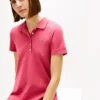 Rochie polo din bumbac elastic, croială clasică Rochie polo din bumbac elastic, croială clasică