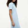 Rochie polo din bumbac elastic, croială clasică Rochie polo din bumbac elastic, croială clasică