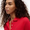 Rochie polo din bumbac elastic, croială clasică Rochie polo din bumbac elastic, croială clasică