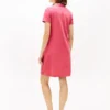 Rochie polo din bumbac elastic, croială clasică Rochie polo din bumbac elastic, croială clasică