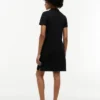 Rochie polo din bumbac elastic, croială clasică Rochie polo din bumbac elastic, croială clasică