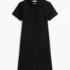 Rochie polo din bumbac elastic, croială clasică Rochie polo din bumbac elastic, croială clasică