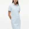 Rochie polo din piqué elastic cu dungi Rochie polo din piqué elastic cu dungi
