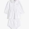 Rochie polo elastică cu mâneci lungi pentru bebeluși Rochie polo elastică cu mâneci lungi pentru bebeluși