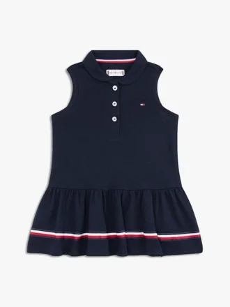 Rochie polo elastică fără mâneci pentru bebeluși