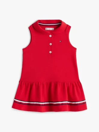 Rochie polo elastică fără mâneci pentru bebeluși