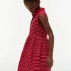 Rochie polo fără mâneci cu dungi pentru copii
