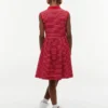 Rochie polo fără mâneci cu dungi pentru copii